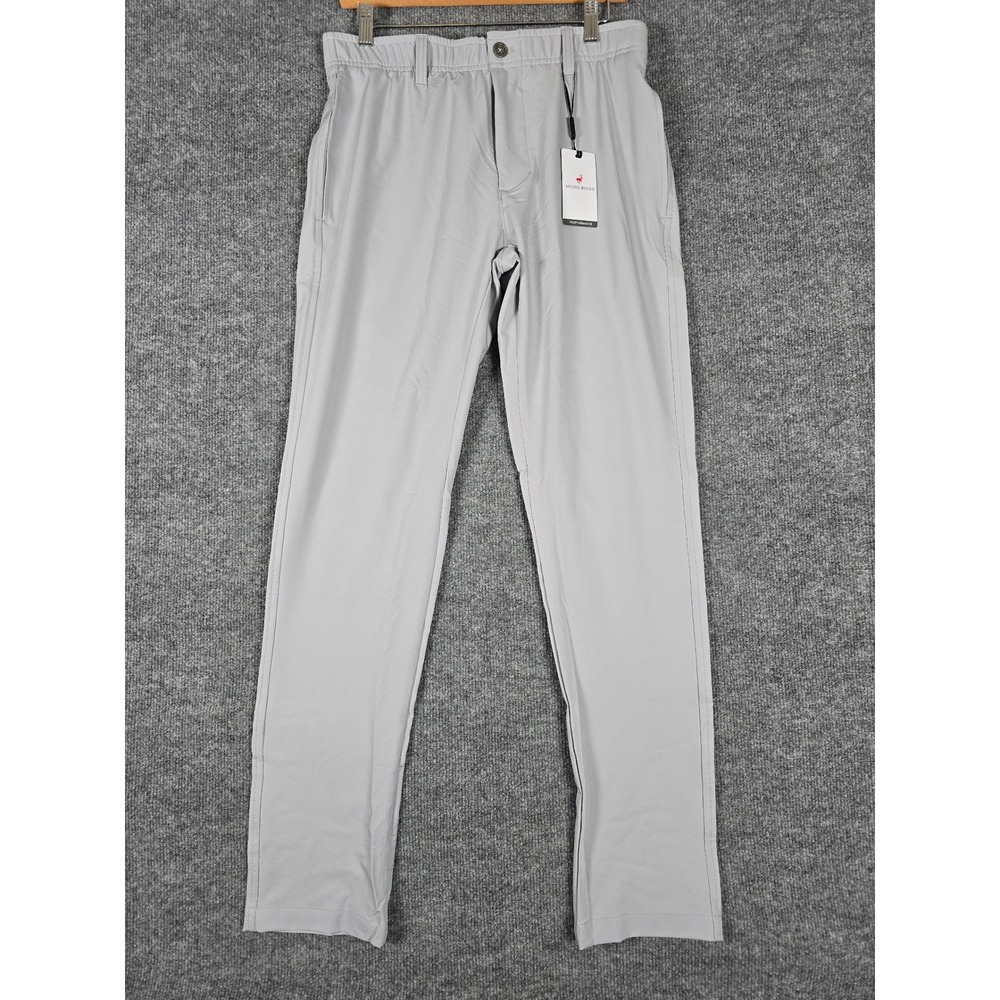 Michel Rouen Proflex Golf Pants Grey Performance Wicking 4Way Stretch Mens 30x32